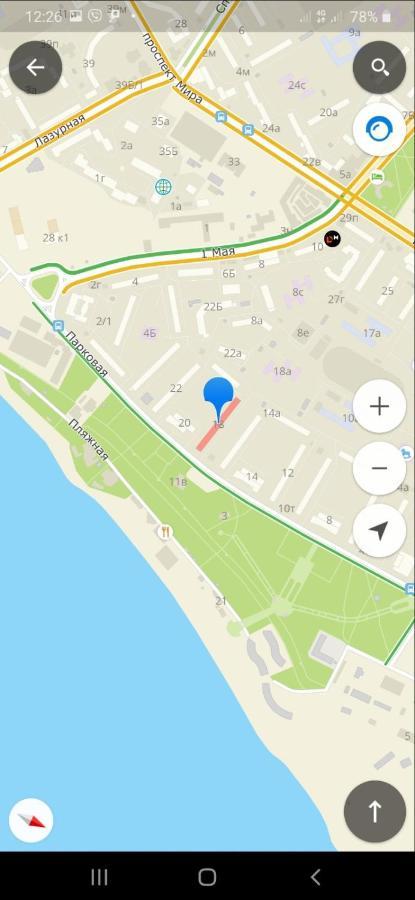 Двухкомнатная Квартира 300М От Моря Ул Парковая 18 Отчетные Док チョロノモスク エクステリア 写真